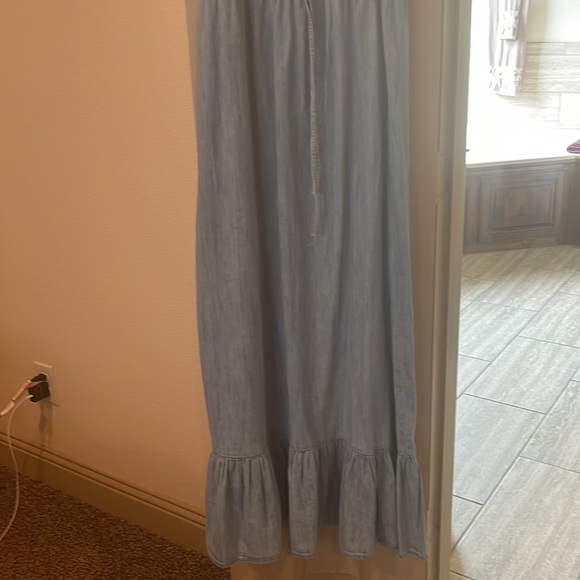 Never Worn Denim Maxi Dress from Macy’s - Picture 3 of 4